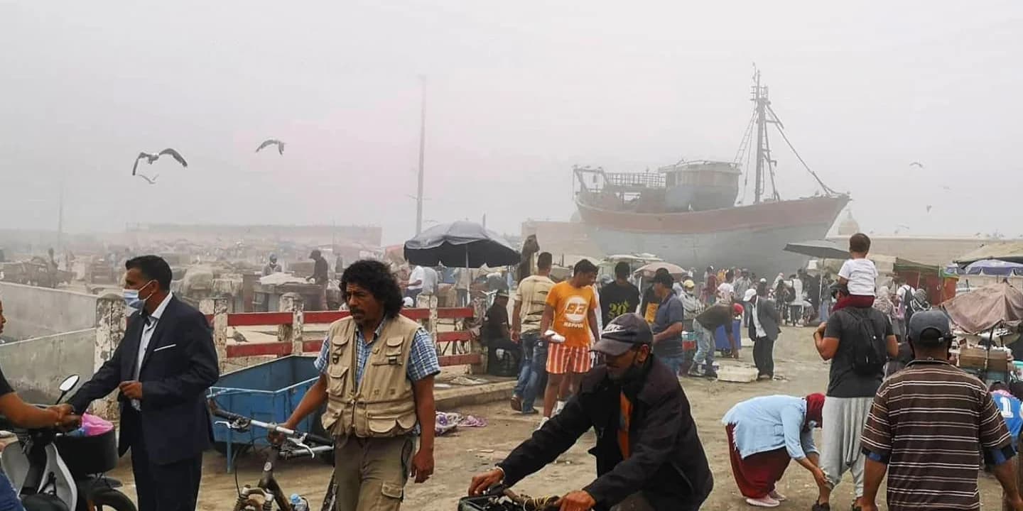 Essaouira Atlantic waterfront on a day trip from Agadir
