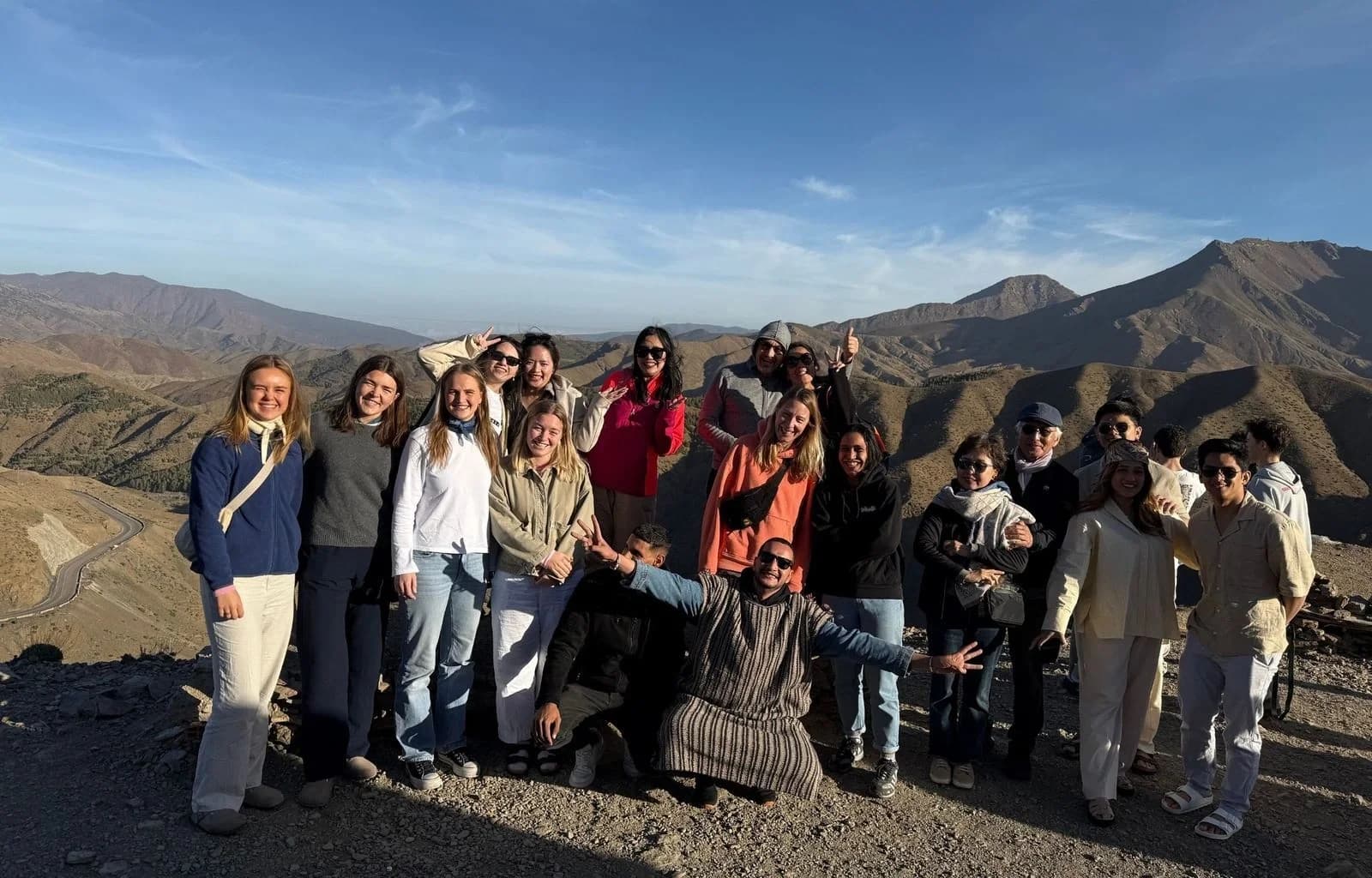 Ait Ben Haddou and High Atlas route toward Marrakech