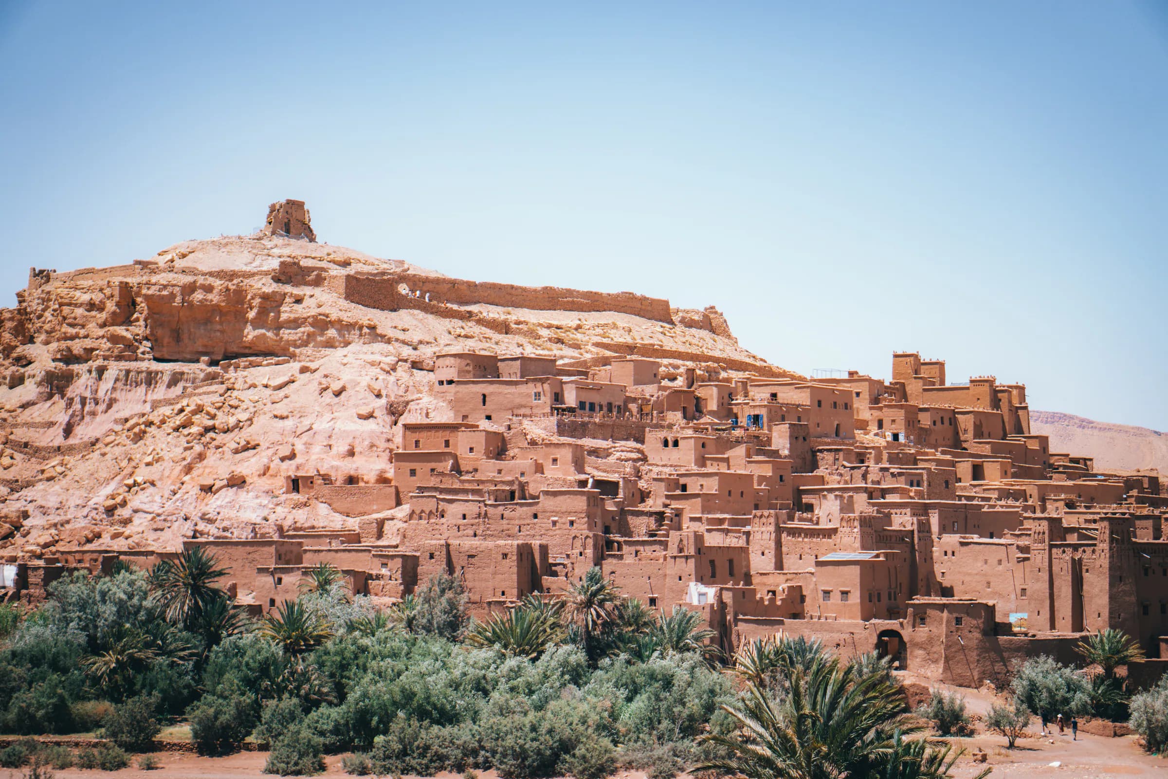 Ait Ben Haddou, eines der Ziele, die für einen Marrakesch-Tagesausflug verglichen wurden